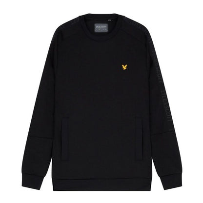Front - Lyle & Scott Mens Brand Crew Neck Sweatshirt