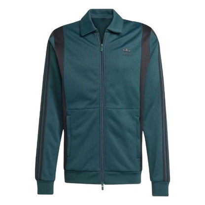 Front - Adidas Mens Adicolor Colour Block Recycled Polyester Regular Track Top