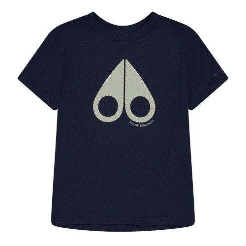 Front - Moose Knuckles Childrens/Kids Logo T-Shirt