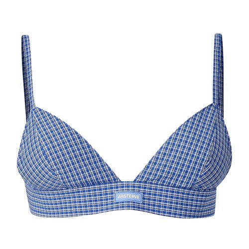 Front - WRSTBHVR Womens/Ladies Tavin Plaid Bralette