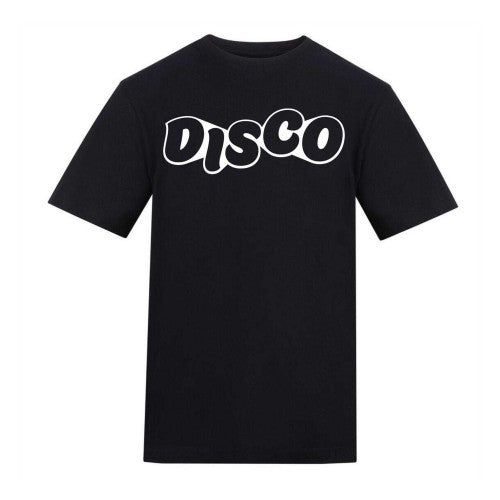 Front - AWD Unisex Adult Disco T-Shirt