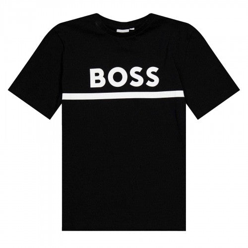 Front - Boss Childrens/Kids Logo T-Shirt