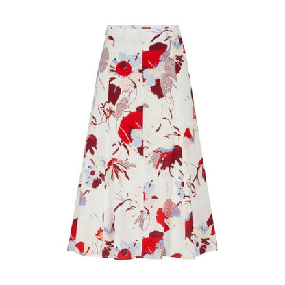 Front - Boss Womens/Ladies Vallua Floral Midi Skirt