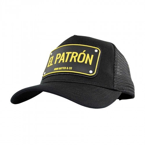 Front - John Hatter Mens El Parton Logo Snapback Cap