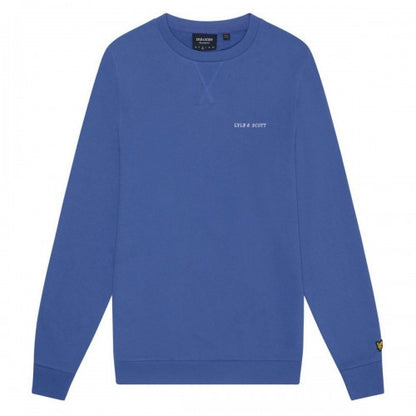 Front - Lyle & Scott Mens Embroidered Loopback Crew Neck Sweatshirt