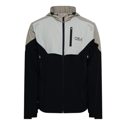 Front - OEX Mens Colour Block Track Jacket
