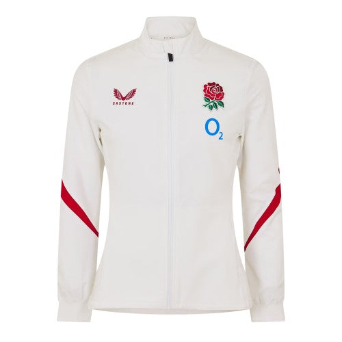 Front - Castore Womens/Ladies 2025 England Rugby Jacket