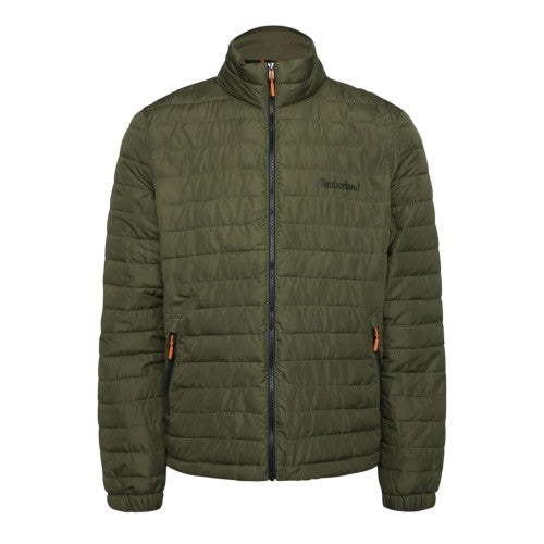Front - Timberland Mens Axis Quilted Water Repellent Jacket