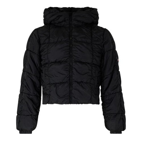 Front - Diesel Womens/Ladies Short Hooded Puffer Jacket