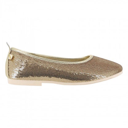 Front - Billieblush Girls Sequins Textured Flat Pumps