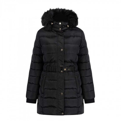 Front - Firetrap Womens/Ladies Waterproof Long-Sleeved Puffer Jacket