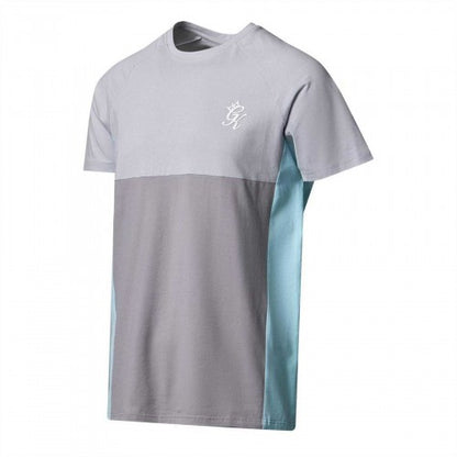 Front - Gym King Mens Contrast Panel Regular T-Shirt