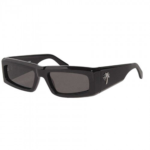 Front - Palm Angels Mens Yreka Rectangle Sunglasses
