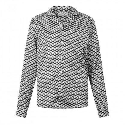 Front - Belier Mens Illusion Print Shirt