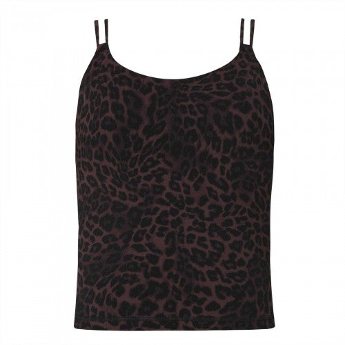 Front - Sweaty Betty Womens/Ladies Leopard Pattern Performance Tank Top