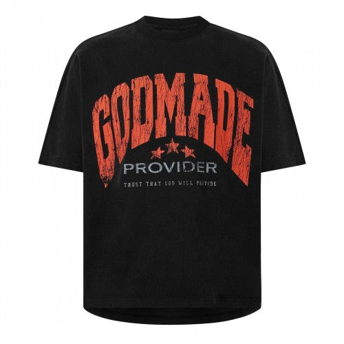 Front - GodMade Mens Logo Regular T-Shirt