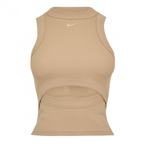 Front - Nike Womens/Ladies Cut Out Tank Top
