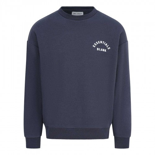 Front - Blank Essentials Mens Arch Crew Neck Sweatshirt