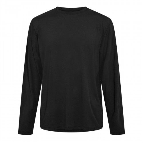 Front - Condition Mens Areo Slim Long-Sleeved Gym Top