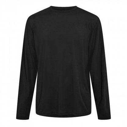 Front - Condition Mens Areo Slim Long-Sleeved Gym Top