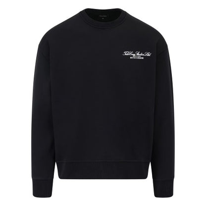 Front - Tela Cruz Mens Studio Crew Neck Relaxed Fit Sweatshirt