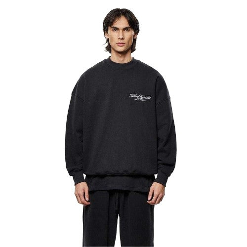 Front - Tela Cruz Mens Studio Crew Neck Sweatshirt