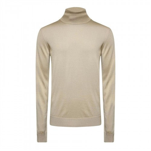 Front - Hugo Mens San Thomas Roll Neck Sweatshirt