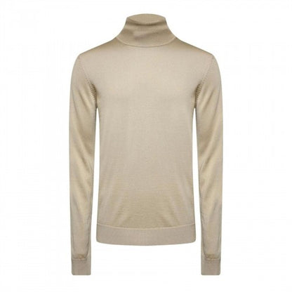 Front - Hugo Mens San Thomas Roll Neck Sweatshirt