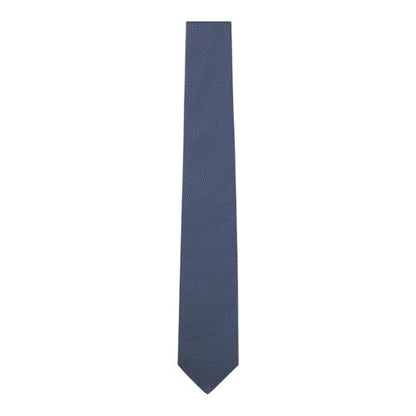 Front - Boss Mens Geometric Pattern Jacquard Tie