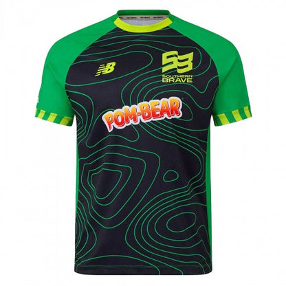 Front - New Balance Mens Southern Brave Cricket Shirt