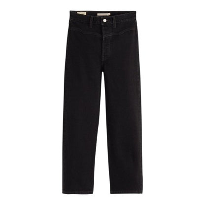 Front - Levis Womens/Ladies Ribcage High Rise Wide Leg Jeans