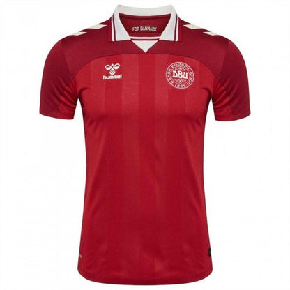 Front - Hummel Mens 2025 Denmark Football Shirt