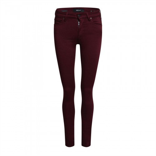 Front - Replay Womens/Ladies New Luz Skinny Jeans