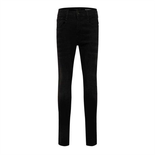 Front - Replay Mens Anbass Cotton Blend Slim Jeans