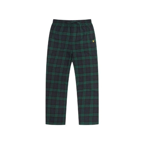 Front - Lyle & Scott Mens Vinny Checked Pyjama Bottoms