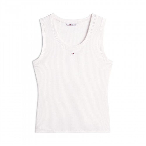 Front - Tommy Jeans Womens/Ladies Cotton Tank Top