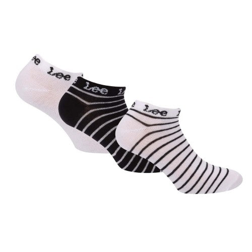 Front - Lee Unisex Adult Trainers Liner Socks (Pack of 3)