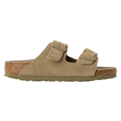 Front - Birkenstock Womens/Ladies Arizona Suede Flat Sandals