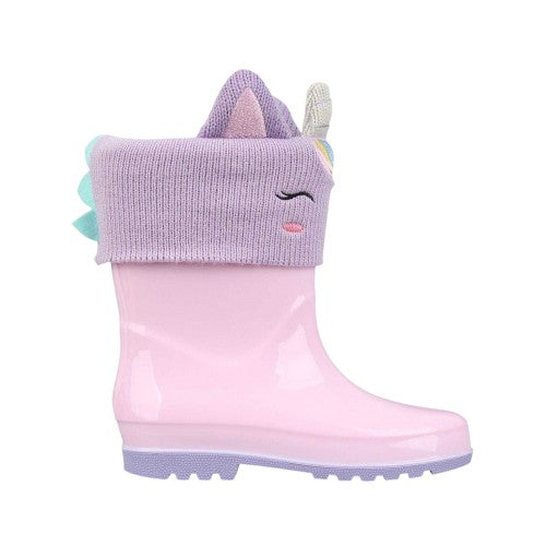 Front - Gelert Girls Unicorn Rain Boots