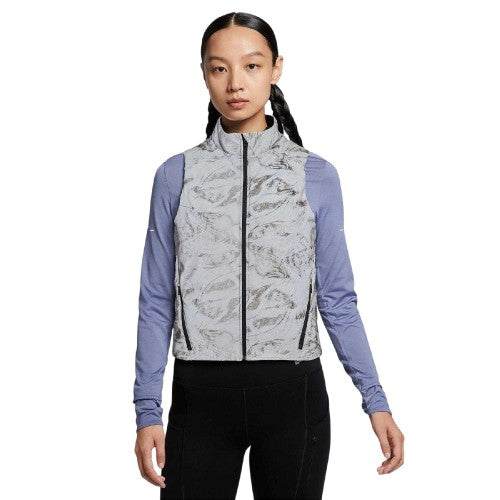 Front - Nike Womens/Ladies Abstract Zip Pocket Gilet