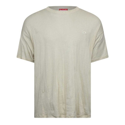 Front - Diesel Mens Embroidered Logo T-Shirt