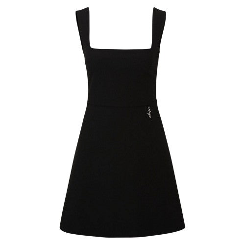 Front - Hugo Womens/Ladies Kasanka Metal Logo Mini Dress