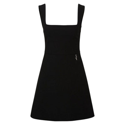 Front - Hugo Womens/Ladies Kasanka Metal Logo Mini Dress