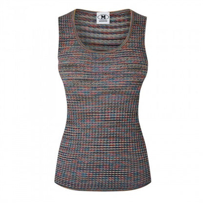 Front - Missoni Womens/Ladies Striped Tank Top