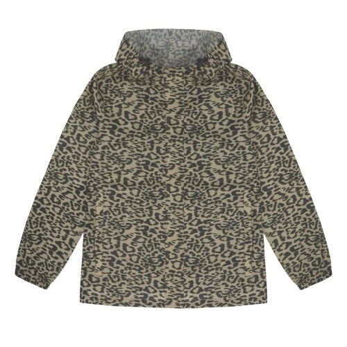Front - Gelert Womens/Ladies Leopard Print Packable Hooded Jacket