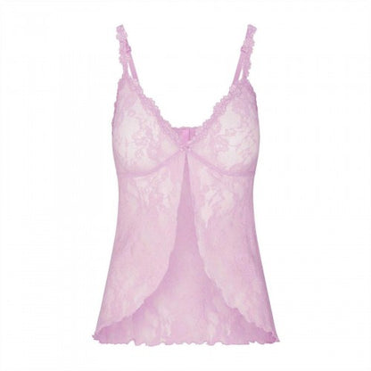 Front - Skims Womens/Ladies Cherry Lace Stretch Top