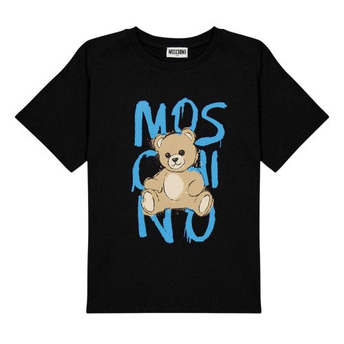 Front - Moschino Childrens/Kids Teddy Bear T-Shirt