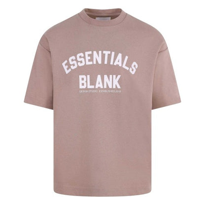 Front - Blank Essentials Mens Collegiate Arch Oversized T-Shirt