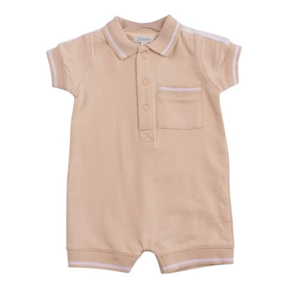 Front - Mintini Baby Tipped Romper
