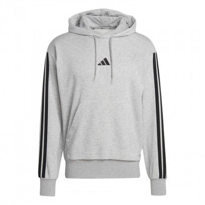 Front - Adidas Mens 3 Stripes Hoodie